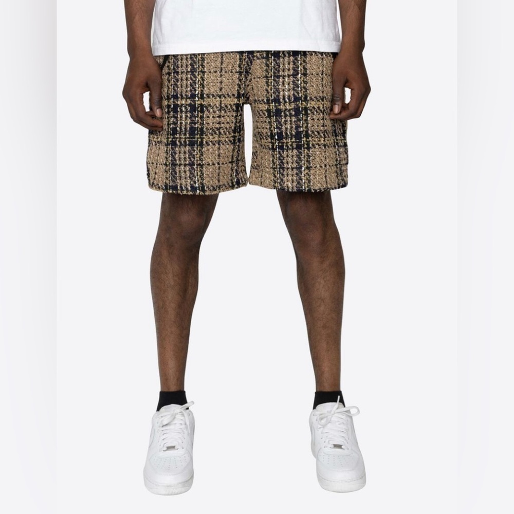 Cream Tweed Shorts - Picture 2 of 3